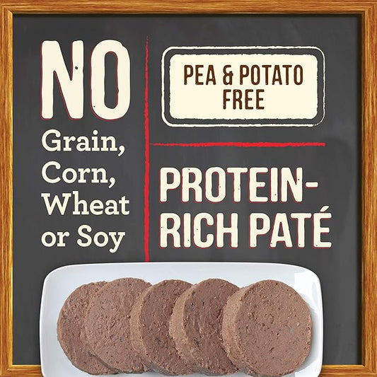 Merrick Grain Free Premium And Natural Canned Dog Food, Soft And Healthy Wet Recipe, Real Beef Lamb And Bison - (Pack of 12) 12.7 oz. Cans