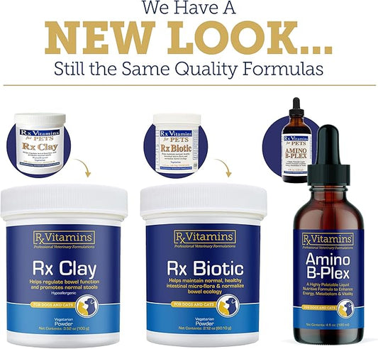 Rx Vitamins Nutritional Support - A Combination of Essential Vitamins, Minerals, & Other Beneficial Compounds for Dogs and Cats - 9.07oz