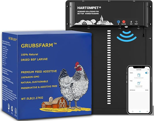 Premium Chicken Treats 5LB - Non-GMO & 85X More Calcium Than Meal Worms - Molting & Laying Supplement - BSF Larvae Treats for Layer Hens, Ducks Wild Birds