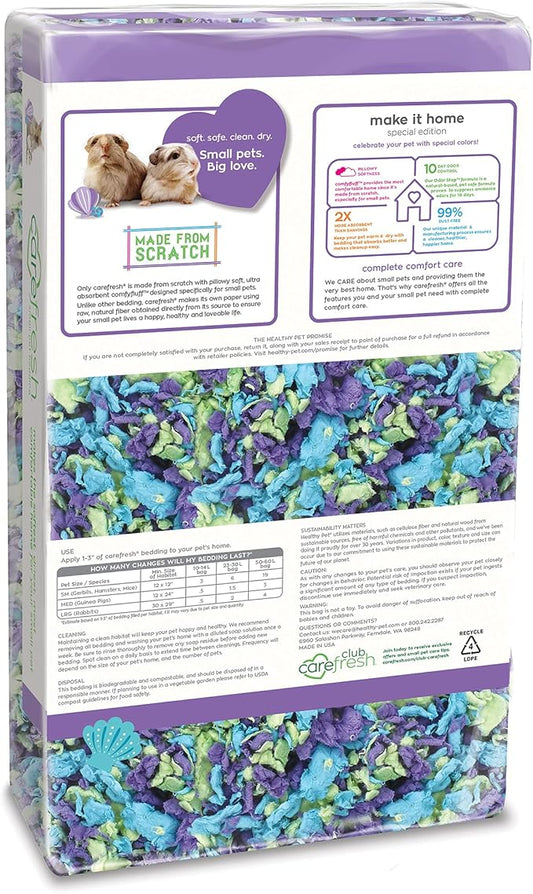 Carefresh Healthy Pet 02300630 Special Edition Small Animal Bedding, Sea Glass, 23L