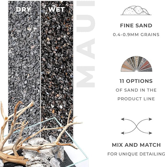 Ultum Nature Systems Controsand Maui Aquarium Gravel (3L) - Small Pebbles for Fish Tank - Planted Rocks - Substrate - Versatile Stones