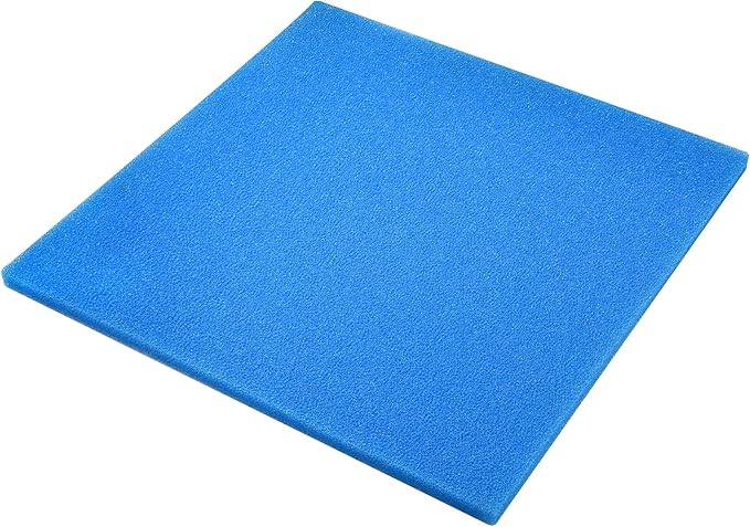 Bio Filter Foam Sponges, 20"x20"x0.8" 25PPI Filter Media Pad,Cut-to-Size Foam for Aquarium Fish Tank