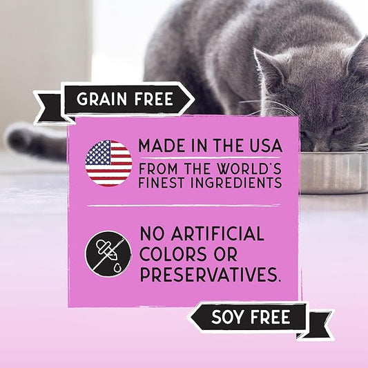 Blackwood Bounty Dry Cat Food, Red Meat Recipe for All Life Stages, 4.5 Pound Bag, High Protein, Grain Free