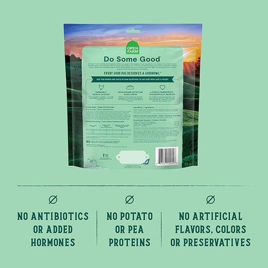 Open Farm Goodbowl Dog Food Topper, Freeze Dried Raw, Harvest Chicken & Wholesome Non-GMO Grains Recipe, 23oz Bag