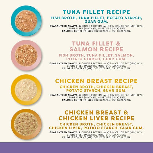 Applaws Natural Wet Cat Food in Gravy, Limited and Natural Ingredients, High Protein with No Artificial Additives, Variety Selection in Gravy (24 x 2.47oz Cans)