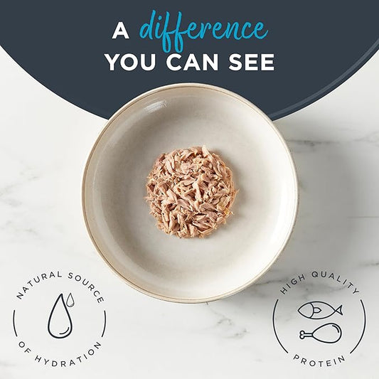 Reveal Natural Wet Canned Cat Food, Limited Ingredient, Grain Free, High Protein with No Artificial Additives, Fish and Chicken Variety in Broth (20 x 2.47 oz Cans)