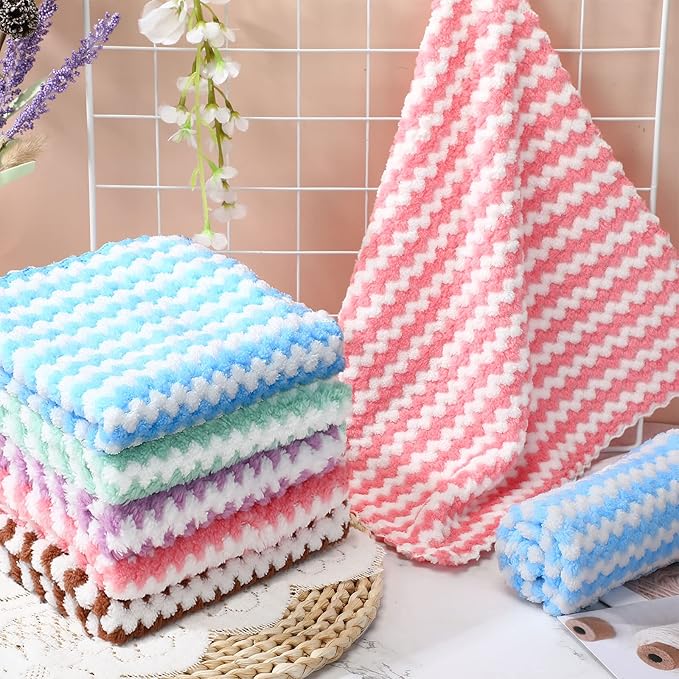 Moukeren 20 Pcs Guinea Pig Fleece Bedding Blankets Bulk Washable Small Animal Fleece Cage Liners Pet Wash Cloth Sleeping Mat Cover for Hamster Chinchilla Rabbit Hedgehog (16 x 24 Inch,Multicolor)