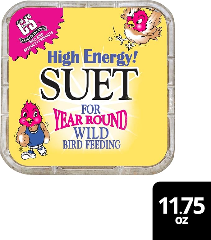 C&S High Energy Suet Treat, 11.75 Ounce, 8 Pack