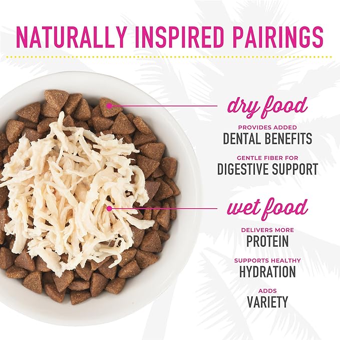 Tiki Cat Luau Velvet Mousse, Chicken & Egg in Broth, Complete Nutrition for Balanced Diet, Wet Cat Food For All Life Stages, 2.8 oz. Pouch (12 Count)