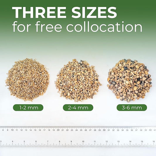 10 lbs Aquarium Gravel, 2-4mm Fish Tank Gravel, Succulent Cactus Pea Gravel for Indoor Plants, River Rocks for Gardening, Flower Pots, Vase Fillers, Garden Landscaping