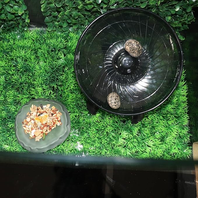 Hermit Crabs Wheel Toy, Hamster Running Wheel Toys, Small Animals Cage Accessory, Tank Accessory, Suitable for Hermit Crab Hamster