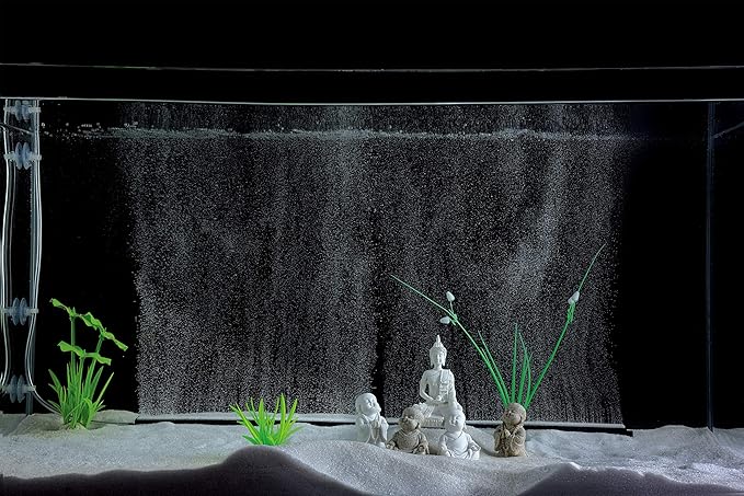 Carefree Fish Aquarium 6/12Inch Nano Materials Air Stone Strip Fish Tank Bubble Stone for Saltwater and Fresh Water (Not Harm The Health of The Fish)(No Include Air Pump)