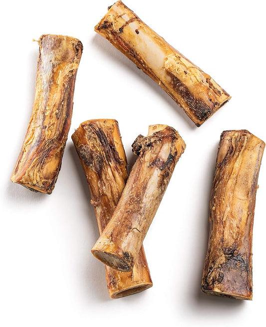 Jack&Pup Marrow Bones for Dogs, Long Lasting Dog Bones for Large Dogs, 6" Marrow Bone, Natural Beef Bone (3 Pack)