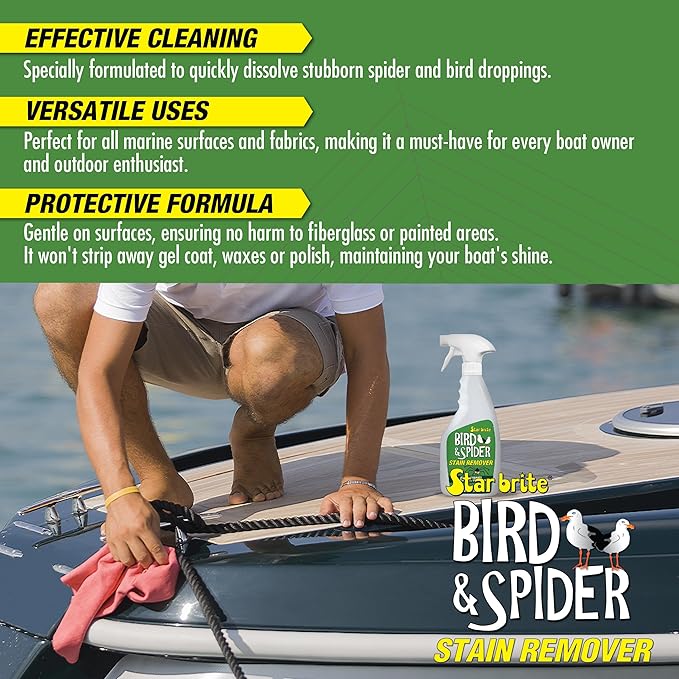STAR BRITE Spider & Bird Stain Remover - 22 OZ (095122P)