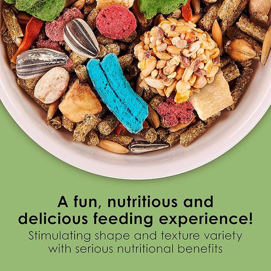 Kaytee Fiesta Chinchilla Food, Nutritious and Fun Blend, Supports Dental Health and Digestion, 2.5 pounds