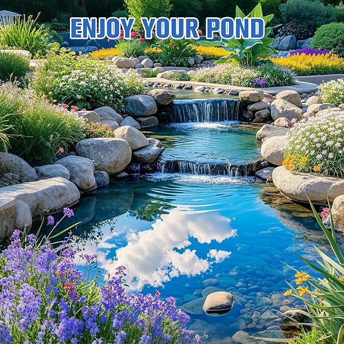 Muck Removal-3.9LB Natural Pond Clear Water Treatment, Muck and Sludge Remover for Ponds & Lakes, Oxygenates, Eliminates Odors, Safe for Fish, Pets, Plants, Treats Up to 19,000 Sq Ft
