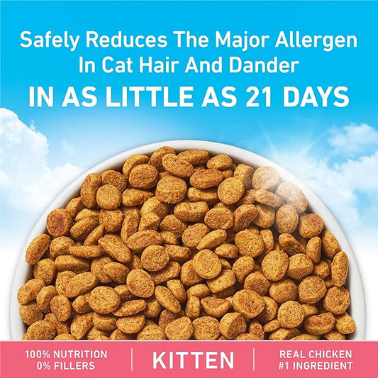 Purine ONE LiveClear Allergen-Reducing Dry Kitten Food Formula with Real Chicken As The Number One Ingredient - 2.8 lb. Bag