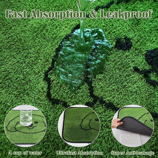 Qeils Reusable Puppy Pads, Extra Large Washable Pee Pads for Dogs Durable Absorbent Leakproof Dog Training Pads for Floor,Couch, Bed, Non-Slip Wee Wee Pads Potty Pads 72"x72"