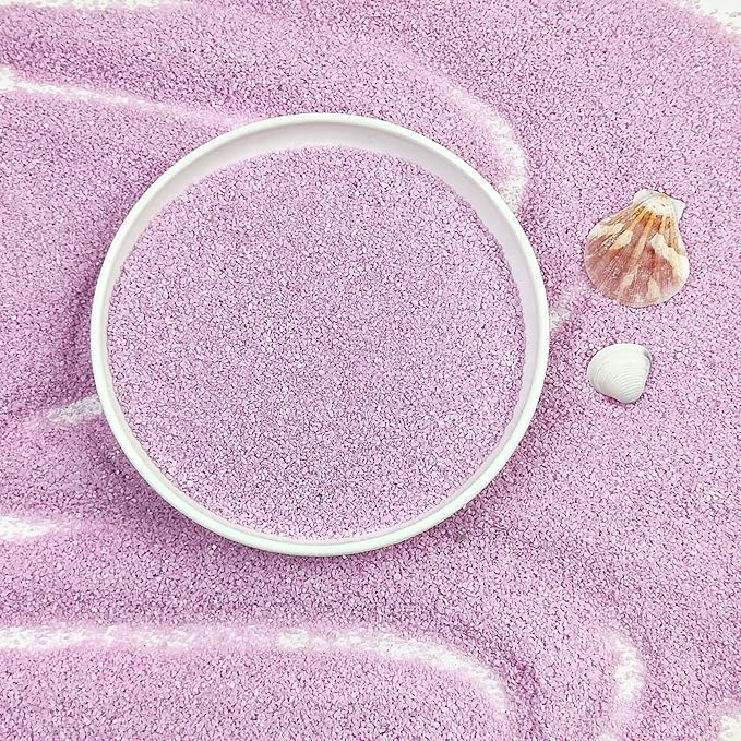 10 lbs Aquarium Pink Sand, 0.4-0.8 mm Decorative Sand for Aquarium, Fish Tank, Candle, Vase, Wedding Ceremony, Arts Crafts and Bowl Fillers