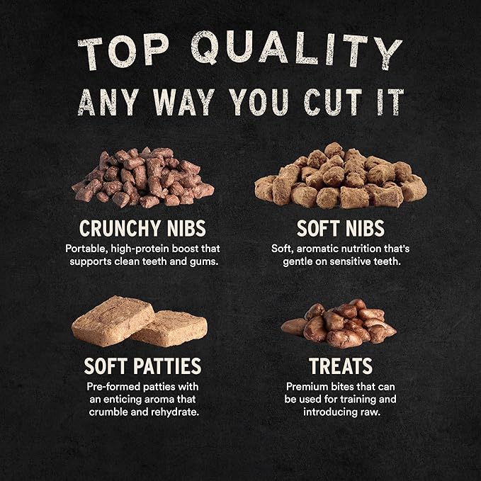 Vital Essentials Freeze-Dried Raw Duck Meal or Mixer Cat Food Soft Nibs | 99% Duck, Organs & Bone | 12 oz