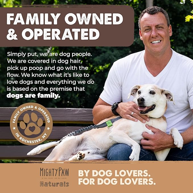 Mighty Paw Naturals Bully Sticks for Dogs - Grass Fed Beef Chews. Dog Bully Sticks for Large Pets, Medium and Small Breeds. Lower Odor Treats for Small Pets. Single Ingredient (12" - 5 Pack)