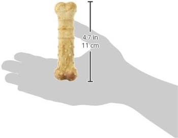 Nylabone Healthy Edibles Natural Dog Chews Long Lasting Turkey & Apple Flavor Treats for Dogs, Small/Regular (4 Count)