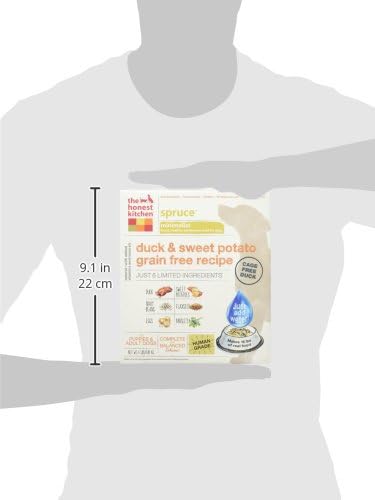 The Honest Kitchen Dehydrated Limited Ingredient Duck Dog Food, 4 lb Box