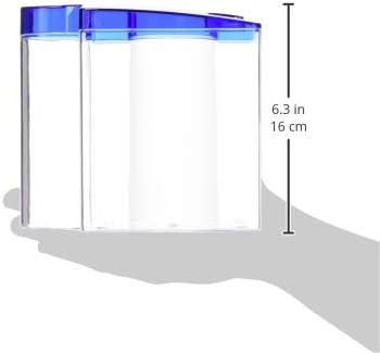 Aqueon Betta Puzzle Aquarium Fish Tank Kit, Blue, Half Gallon