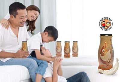 Golden Nest Premium Bird Nest Drink, Swallow Bird Nest 100% Natural - Made in USA, (燕窩) 12 bottles x 240 ml (8oz) (Longan)