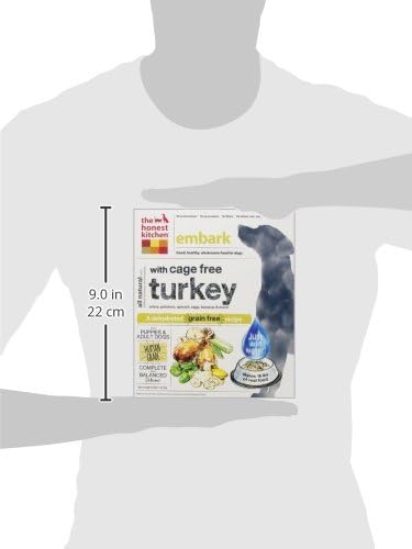 The Honest Kitchen Human Grade Wholemade™ Dehydrated Grain Free Turkey Dog Food - Complete & Balanced Meal or Topper 4 lb Box