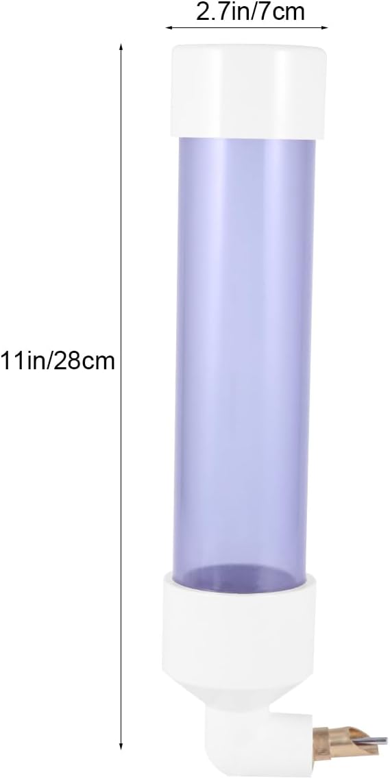 Pet Bird Water Feeder - Bird Cage Drinker Waterer Bottle Parrot Water Dispenser Automatic Drinking Device for Budgie Cockatiel Lovebirds Canary Finch