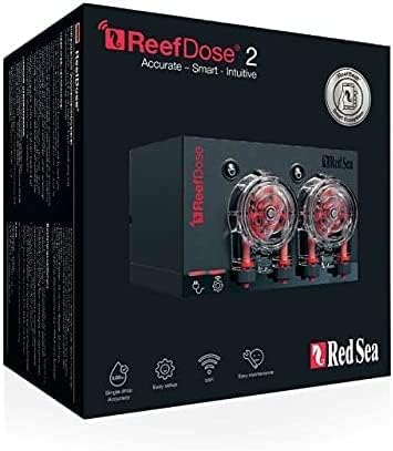 Red Sea ReefDose 2 Head Wireless Dosing Pump for Supplements, Foods & Trace Elements in Saltwater Aquariums | ReefBeat App Controlled Reef Marine