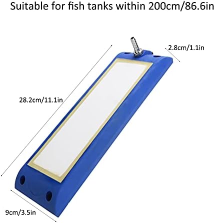 Yosoo Health Gear Fish Air Stone Micro Bubble Oxygen Diffuser, Dual Installation Aquarium Nano Air Stone Bar with 7mm Connector, Bubble Diffuser Bar for Air Pump Aquarium and Fish