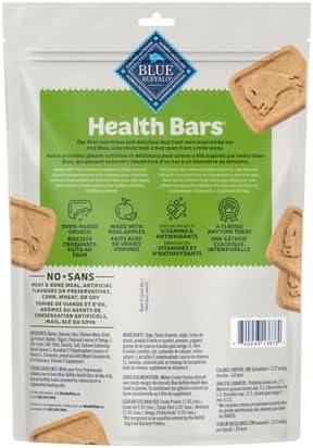 Blue Buffalo Health Bars with Apple and Yogurt Treats For Dogs