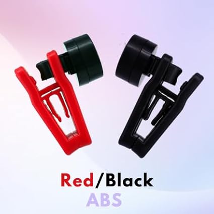 Magnetic Seaweed Feeding Clips Automatic Fish Feeder Saltwater Aquarium Tank Accessories Algae Magnet Sea Veggie Feeder for Fish and Aquatic Pets up to 0.6-inch Glass (red)