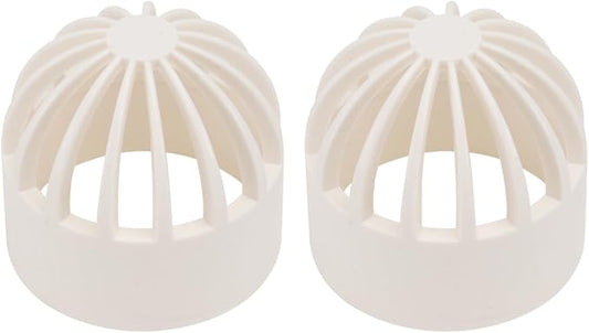 balacoo 2 Pcs Aquarium Guard PVC Breathable Cap: Fish Tank Intake Cove - Fish Tank Strainer Guard, Permeable Net Cap - Aquarium Supplies (50mm)