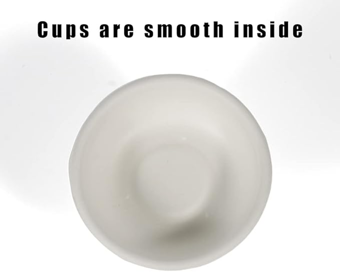 100Pcs Biodegradable Crested Gecko Food Cups, 1oz Reptile Feeding Dish