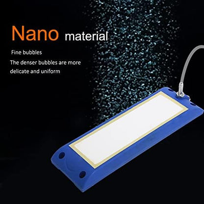 Yosoo Health Gear Fish Air Stone Micro Bubble Oxygen Diffuser, Dual Installation Aquarium Nano Air Stone Bar with 7mm Connector, Bubble Diffuser Bar for Air Pump Aquarium and Fish