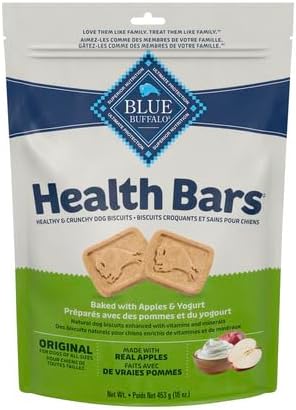 Blue Buffalo Health Bars with Apple and Yogurt Treats For Dogs
