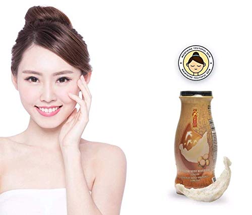 Golden Nest Premium Bird Nest Drink, Swallow Bird Nest 100% Natural - Made in USA, (燕窩) 12 bottles x 240 ml (8oz) (Longan)