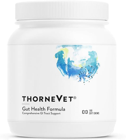 ThorneVET Gut Health Formula – Gastrointestinal Support for Dogs, Cats & Horses, 180 Soft Chews