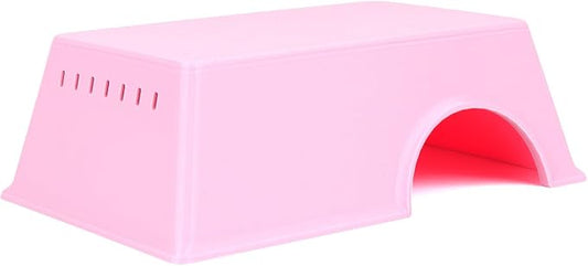 Snake Hide, Leopard Gecko Tank Accessories for Reptile Ball Python Crested Gecko Lizard Bearded Dragon - PinkHideL