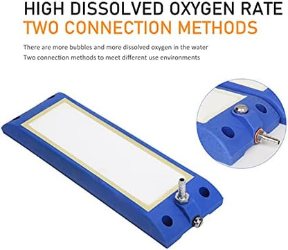 Yosoo Health Gear Fish Air Stone Micro Bubble Oxygen Diffuser, Dual Installation Aquarium Nano Air Stone Bar with 7mm Connector, Bubble Diffuser Bar for Air Pump Aquarium and Fish