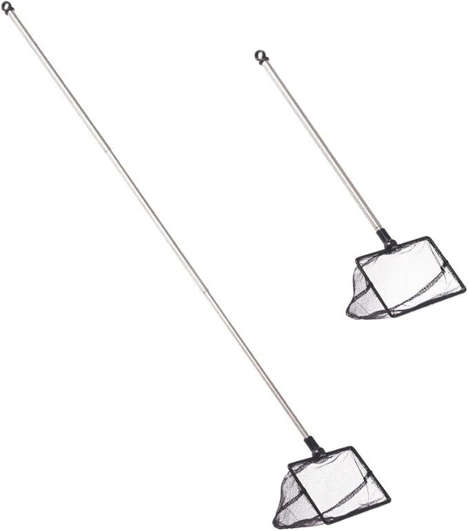 Long Handle Fine Net Fish Tank Net – Retractable 24 inches