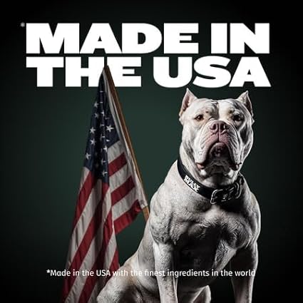 Bully Max Puppy Training Treats - Soft Chews Dog Food Supplements & Vitamins for Brain, Skin & Coat Health - Glucosamine & Chondroitin for Joint Support – Multivitamin Food Topper for Puppies - 2 Bags