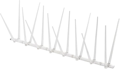 Bird B Gone - EnviroSpike Plastic Anti Bird Spikes (24' Kit) - Humane Deterrent - Stops Pigeons & Birds from Roosting - UV-Stabilized Polycarbonate - for Rooftops, Ledges, Fences, Etc - Made in USA