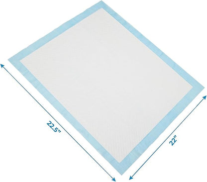 Best Pet Supplies Puppy Pads - Disposable, Dog Training Potty, Super Absorbent Baby Blue Puppy Pee Pads for Dogs (300 Count)