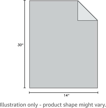 Moukeren 20Pcs Guinea Pig Fleece Bedding Blankets Bulk Washable Small Animal Fleece Cage Liners Pet Wash Cloth Sleeping Mat Cover for Hamster Chinchilla Rabbit Hedgehog(Light Gray, 14 x 30 Inch)