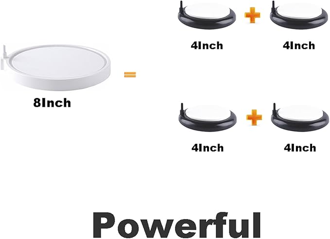 Carefree Fish Aquarium Nano Air Stone Disk Fish Tank Bubble Stone Disc 1.4/2/4/6/8 Inch