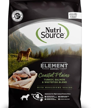 NutriSource Element Series Coastal Plains Dry Dog Food, Turkey, Salmon and Whitefish, 4LB